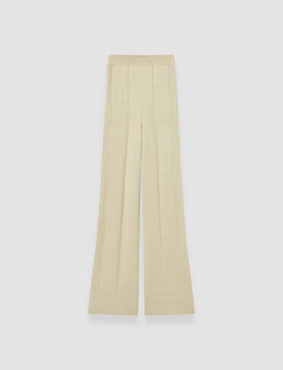 Joseph Viscose Grid Knit Trousers