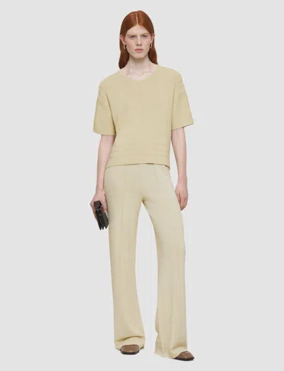 Joseph Viscose Grid Knit Trousers