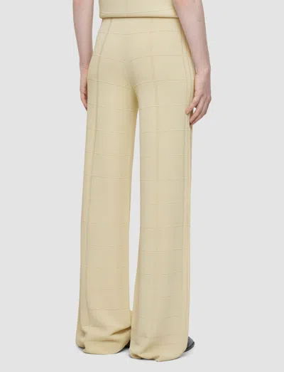Joseph Viscose Grid Knit Trousers