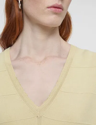 Joseph Viscose Grid Knit Top