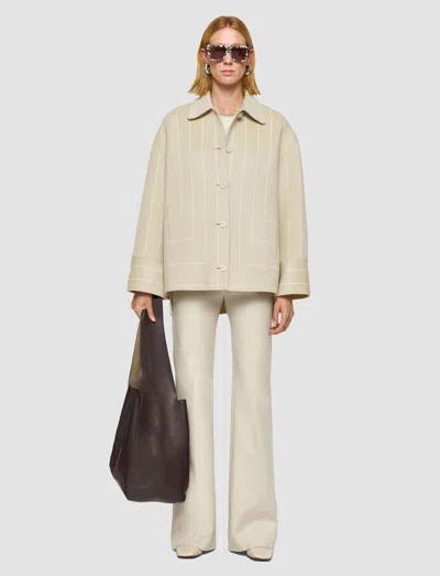 Joseph Molitor Geometric Double Face Wool Coat
