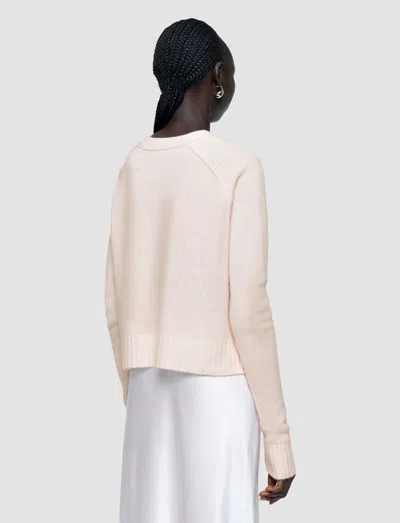 Joseph Womens Rose Open Relaxed-fit Cashmere Cardigan Xxs In Nude