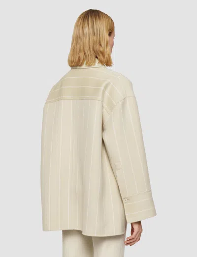 Joseph Molitor Geometric Double Face Wool Coat