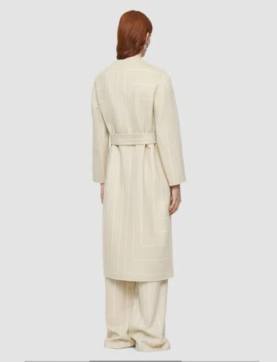 Joseph Scheffer Geometric Double Face Wool Coat
