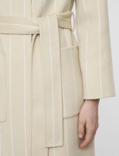 Joseph Scheffer Geometric Double Face Wool Coat