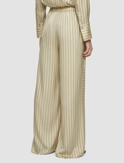 Joseph Hulin Geometric Print Silk Trousers In Neutral