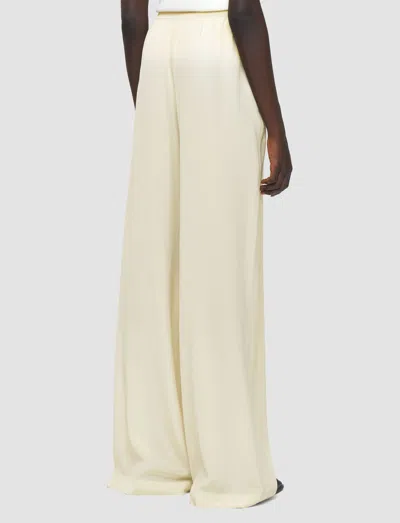 Joseph Womens Affogato Hulin Wide-leg Mid-rise Silk-crepe Trousers In Neutral