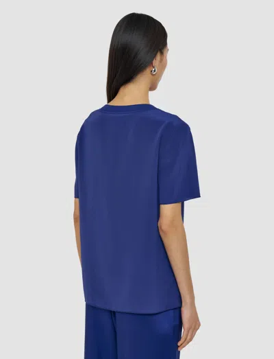 Joseph Rubin Crepe De Soie Silk Blouse