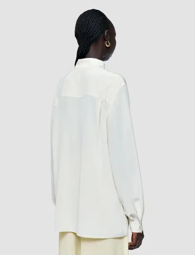Joseph Lamy Crepe De Soie Silk Jacket