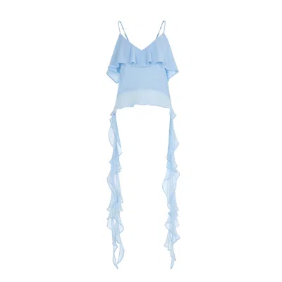 Herfetch Women's Splash Top-blue