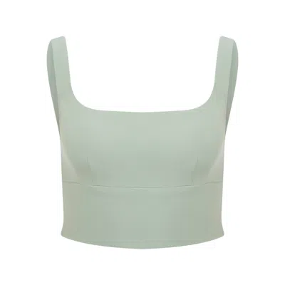 Maan Istanbul Women's Strap Side Zipper Mint Green Bustier - Coraline