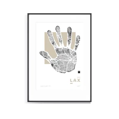 Curiosity Snug Neutrals Hi-five Series Lax - Beige - Los Angeles - Limited Edition Print