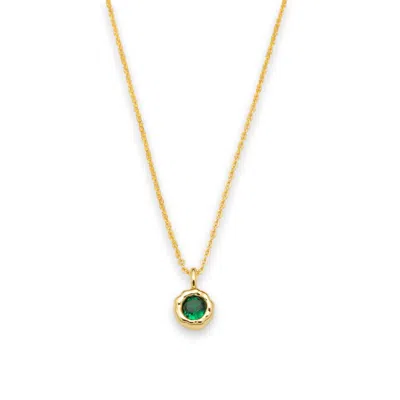 Classicharms Skyler Molten Solitaire Cubic Zirconia Pendant Necklace