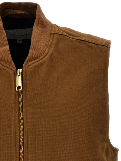 Carhartt Classic Vest In Brown