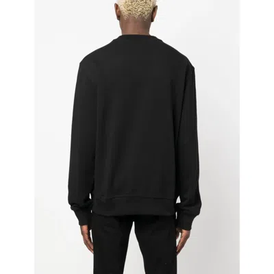 Hugo Boss Relaxed-fit Cotton-terry Sweatshirt With Rubber-print Logo