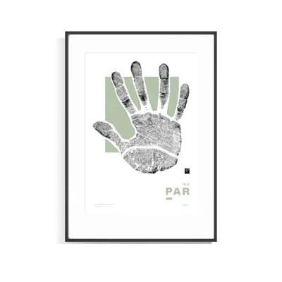 Curiosity Snug Green Hi-five Series Par - Sage - Paris - Limited Edition Print