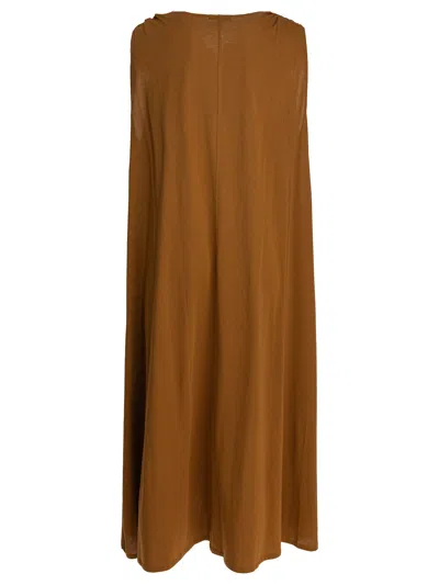 Soeur Shoulder Detail Gathered Midi Length Relaxed Silhouette