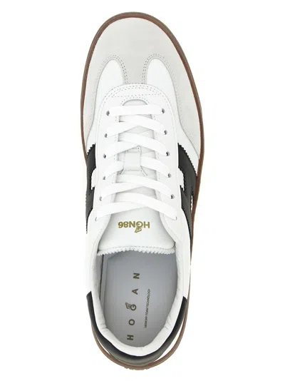 Hogan Sculpted Sneakers With Contrasting Accents In White