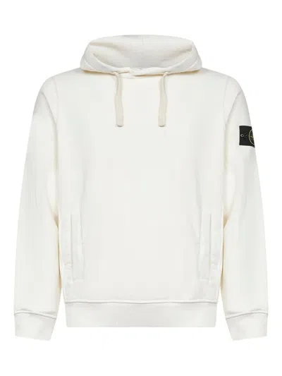 Stone Island Brushed Organic Cotton Fleece Hoodie Clothing