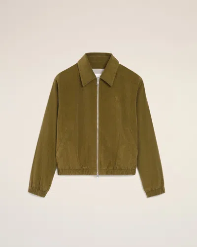 Ami Alexandre Mattiussi Ami Paris Blouson Adc In Green