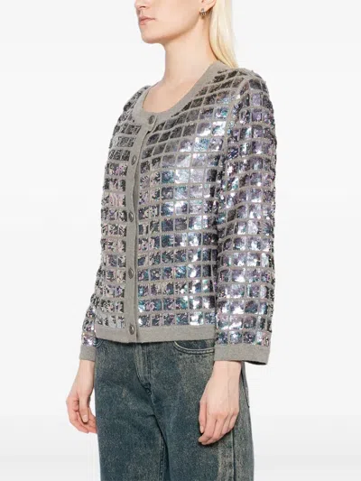 Pre-owned Chanel 2008 Sequined-embellished Cardigan