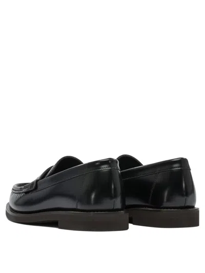 Brunello Cucinelli Women Leather Loafers With Jewel Detailing In Animal Print