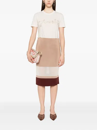 Fendi Sequin-embellished T-shirt