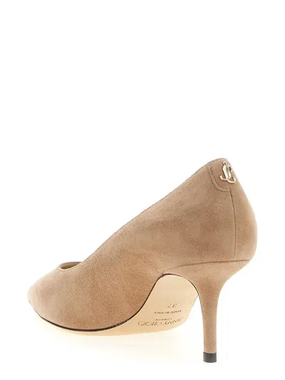 Jimmy Choo Pink Pointed Toe Pumps In Brown