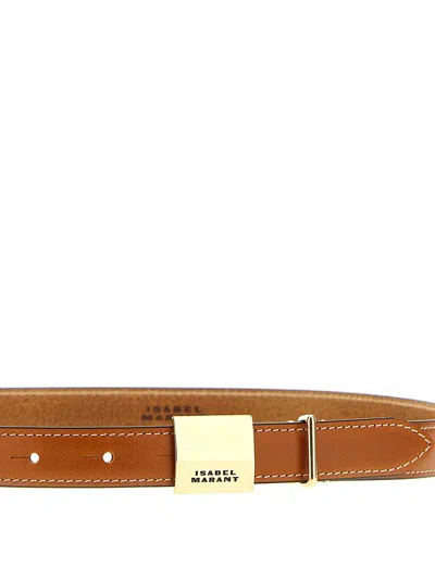 Isabel Marant Lowell Belts Brown