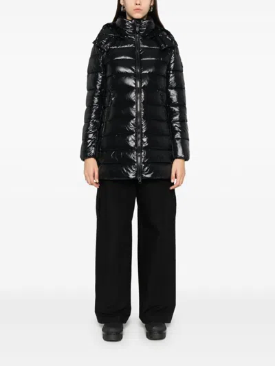 Save The Duck Marjorie Long Padded Jacket In Black
