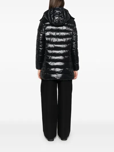 Save The Duck Marjorie Long Padded Jacket In Black