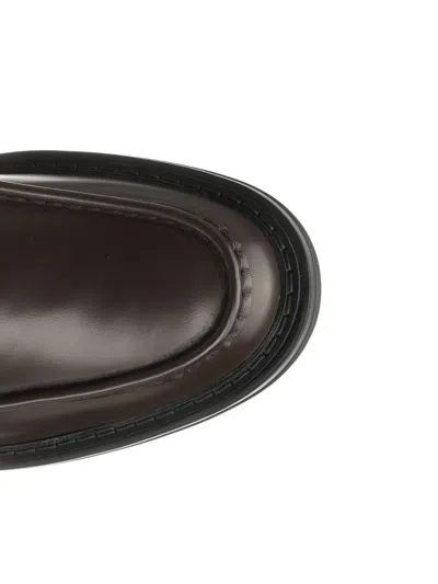 Tod's Mocassino Extralight 61k Loafers Black In Brown