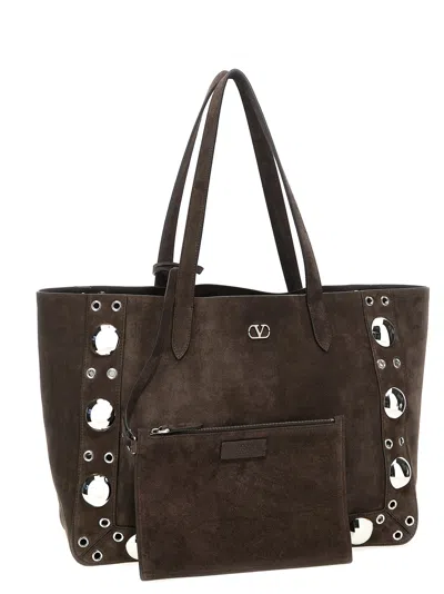 Valentino Brown Nellcote Tote Bag