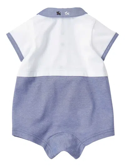 Familiar Tie-detail Romper In Blue