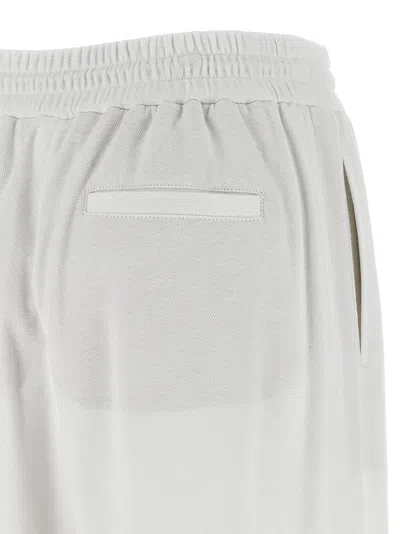 Brunello Cucinelli Hose Mit Elastischem Bund In White