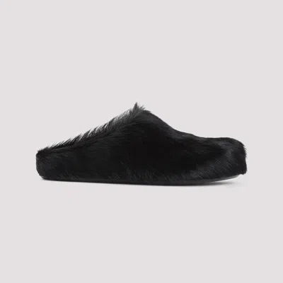 Marni Fussbett Calf Hair Slippers