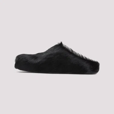 Marni Fussbett Calf Hair Slippers