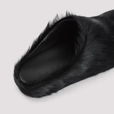 Marni Fussbett Calf Hair Slippers