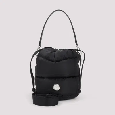 Moncler Caradoc Quilted Bucket Bag With Top Handle In Black
