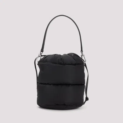 Moncler Caradoc Quilted Bucket Bag With Top Handle In Black