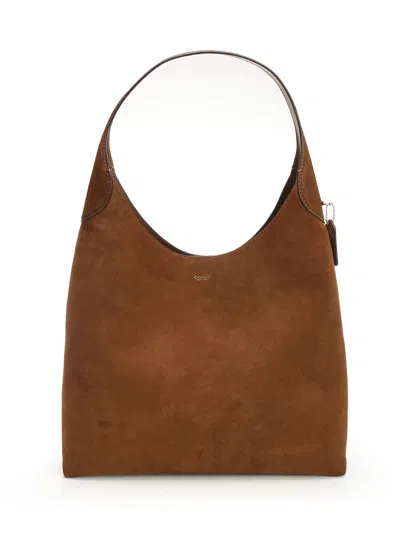 Coach Suede Brooklyn Shoulder Bag 39 Shoulder Bags Brown