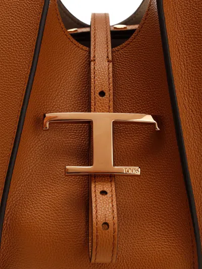 Tod's T Timeless Handbags Brown