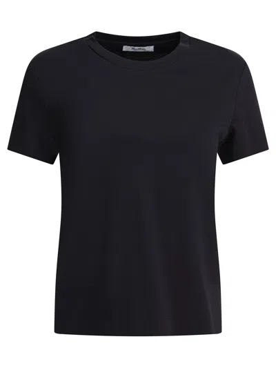 Max Mara Pure T-shirts Black In Black