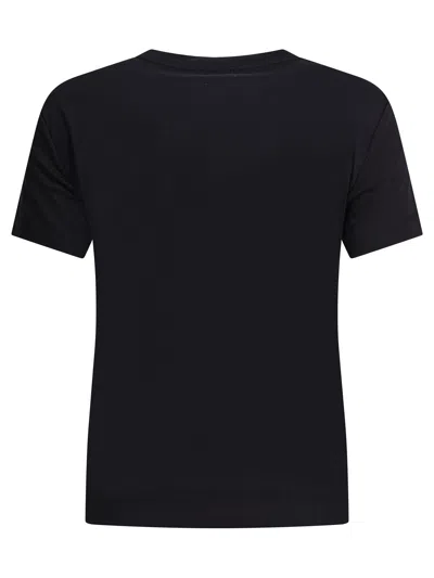 Max Mara Pure T-shirts Black In Black