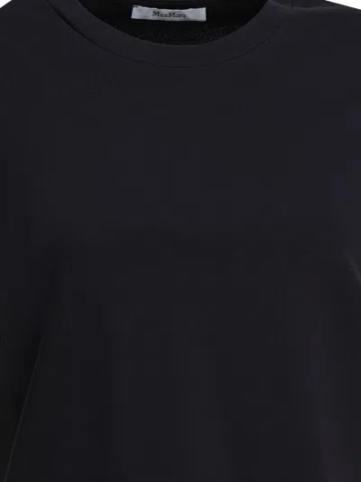 Max Mara Pure T-shirts Black In Black