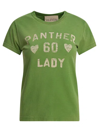 Valentino Playful Printed Cotton T-shirt With Bold Lettering