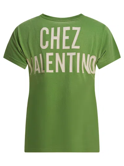 Valentino Playful Printed Cotton T-shirt With Bold Lettering