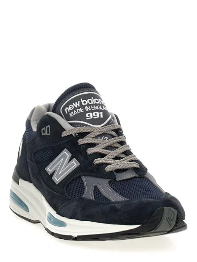 New Balance Mesh And Suede Sneakers With Reflective Accents