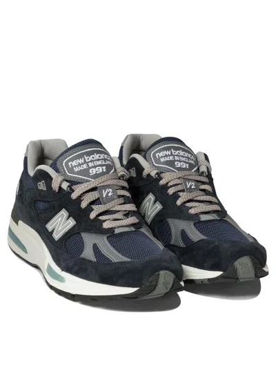 New Balance Mesh And Suede Sneakers With Reflective Accents