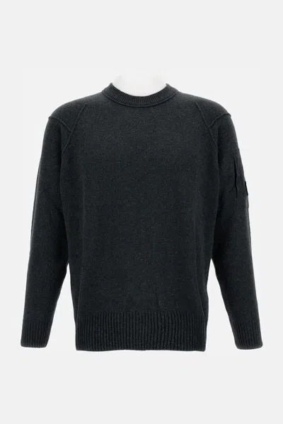 C.p. Company Graphite Wool Blend Sweater